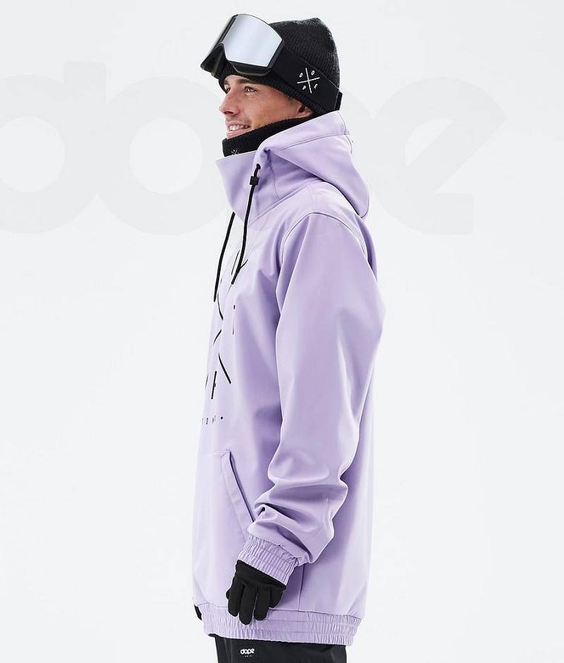 Purple Men's Dope Yeti Ski Jackets | India_D1328