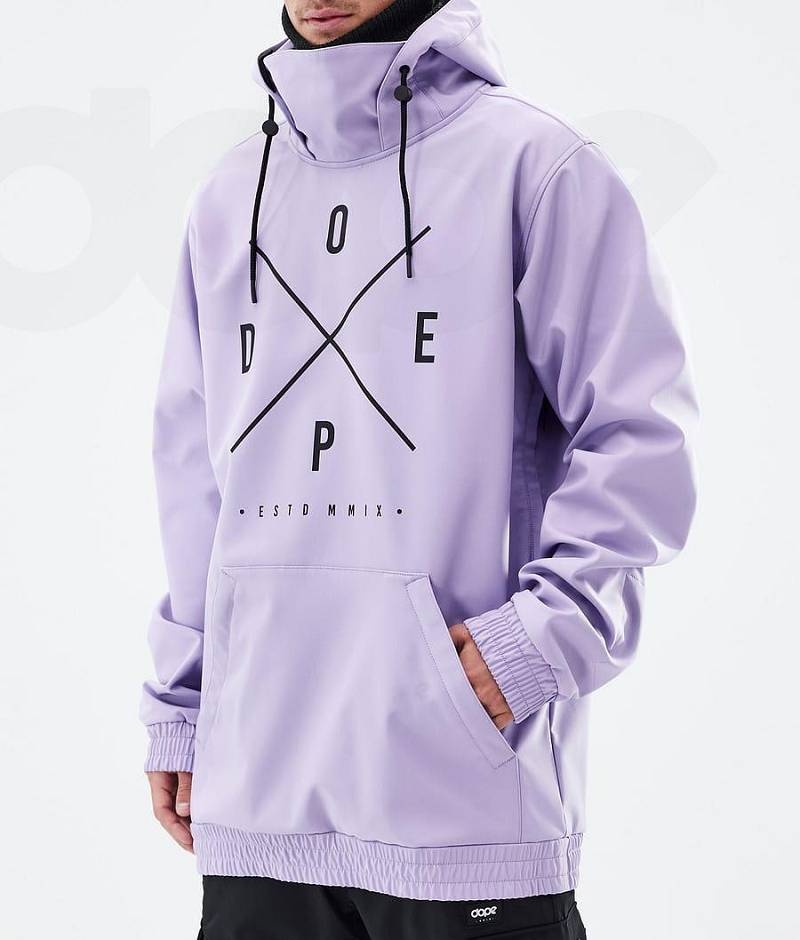 Purple Men's Dope Yeti Ski Jackets | India_D1328