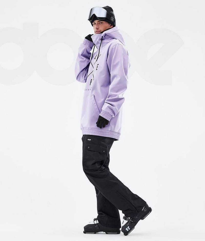 Purple Men's Dope Yeti Ski Jackets | India_D1328