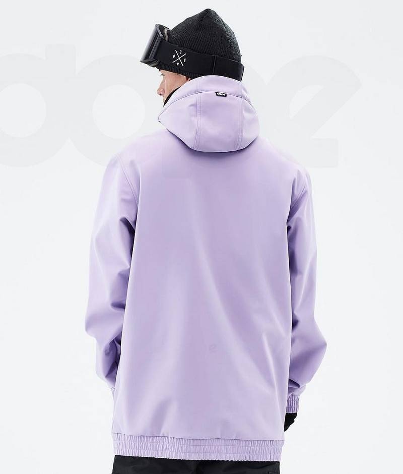 Purple Men's Dope Yeti Ski Jackets | India_D1328