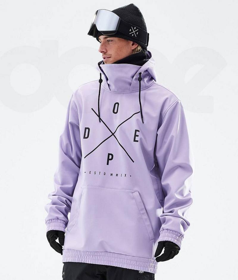 Purple Men\'s Dope Yeti Ski Jackets | India_D1328