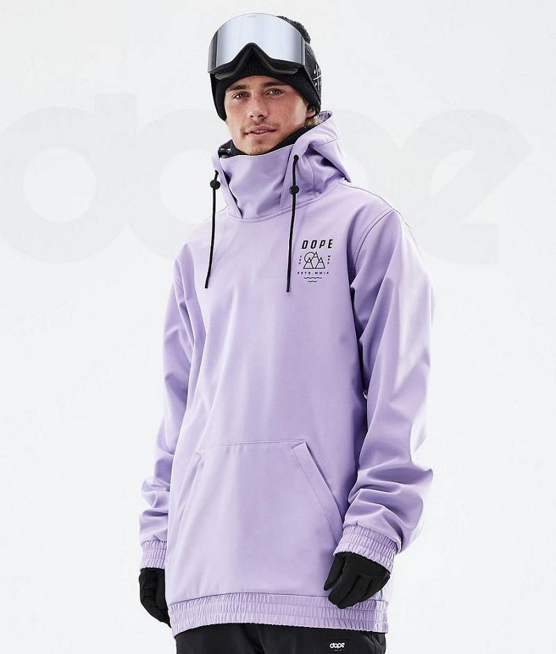 Purple Men's Dope Yeti Ski Jackets | India_D1602