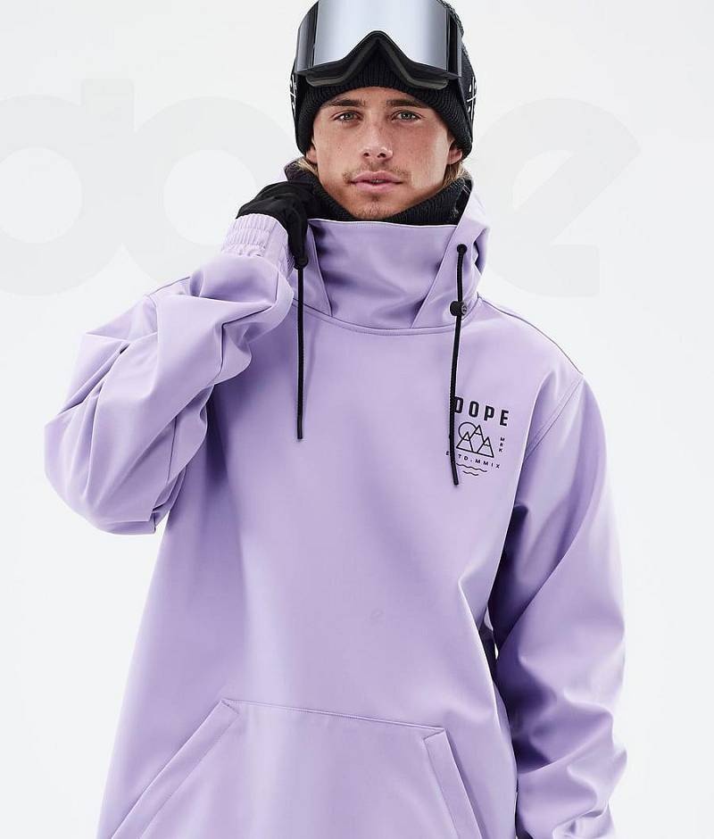 Purple Men's Dope Yeti Ski Jackets | India_D1602