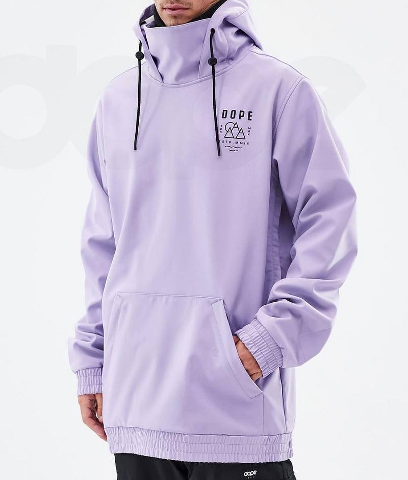 Purple Men's Dope Yeti Ski Jackets | India_D1602