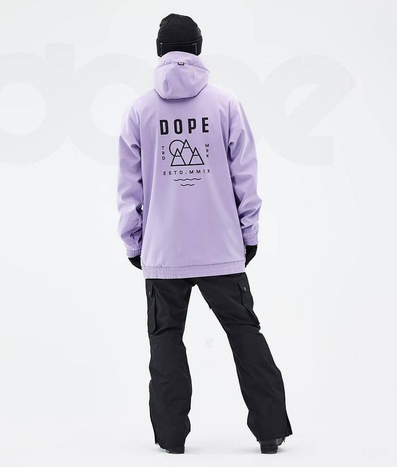 Purple Men's Dope Yeti Ski Jackets | India_D1602