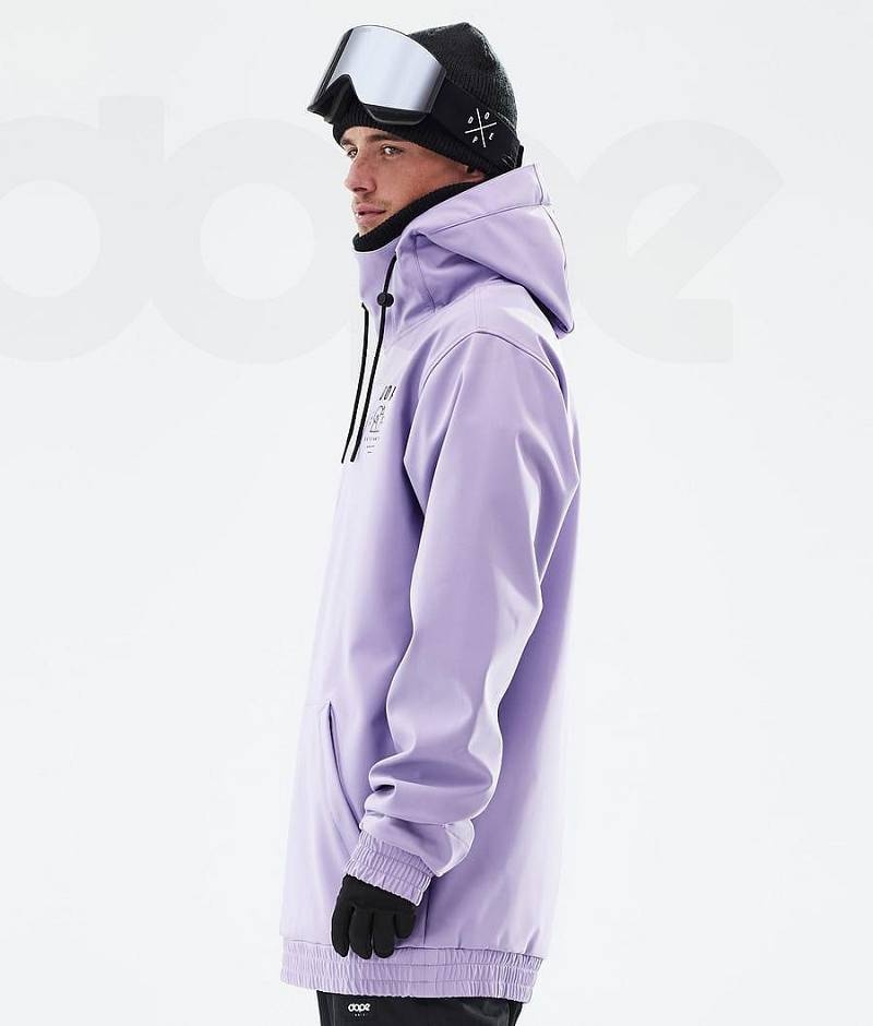 Purple Men's Dope Yeti Ski Jackets | India_D1602