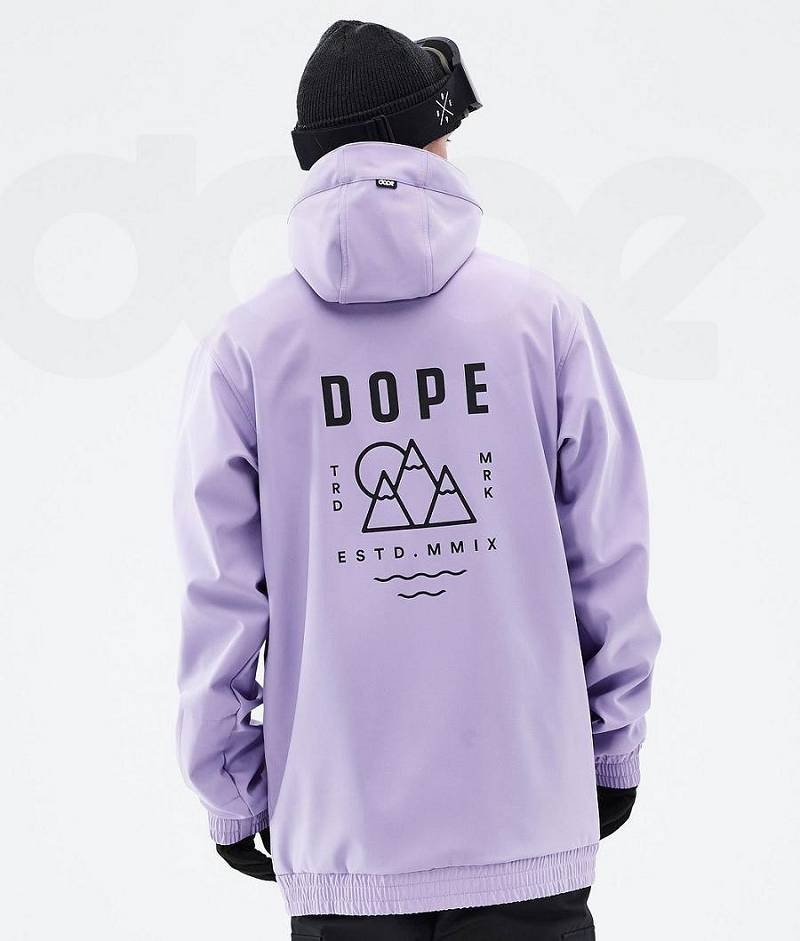 Purple Men\'s Dope Yeti Ski Jackets | India_D1602