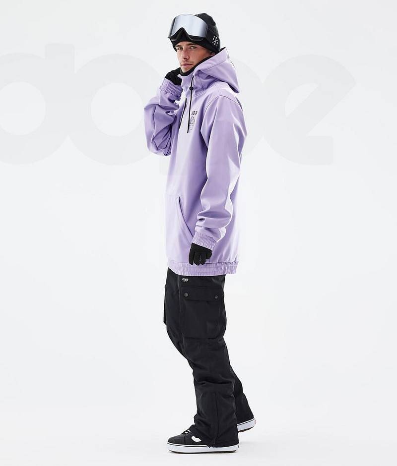 Purple Men's Dope Yeti Snowboard Jackets | India_D1491