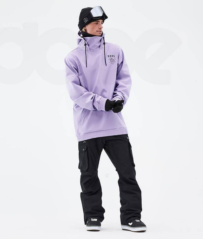 Purple Men's Dope Yeti Snowboard Jackets | India_D1491