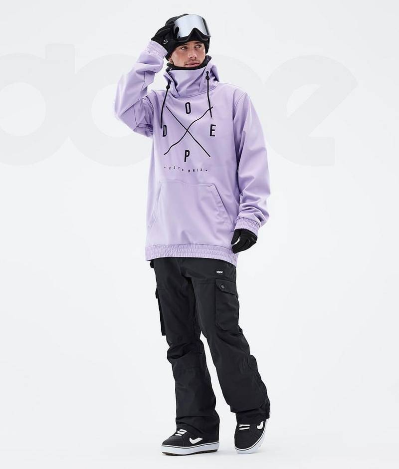 Purple Men's Dope Yeti Snowboard Jackets | India_D1695