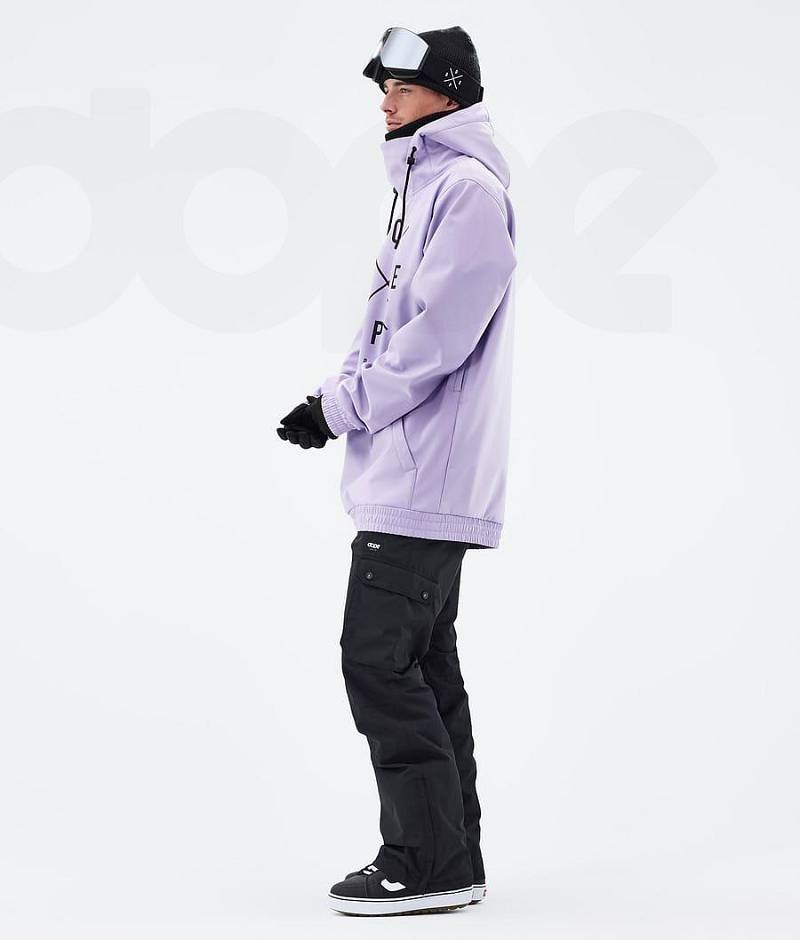 Purple Men's Dope Yeti Snowboard Jackets | India_D1695