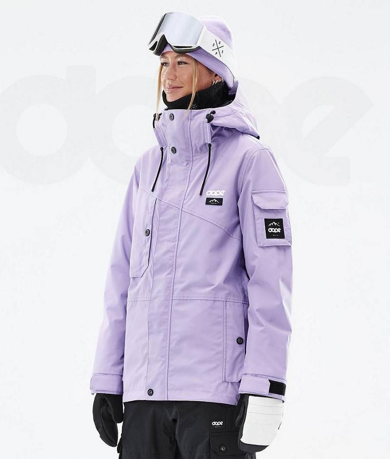 Purple Women\'s Dope Adept W Snowboard Jackets | India_D1855