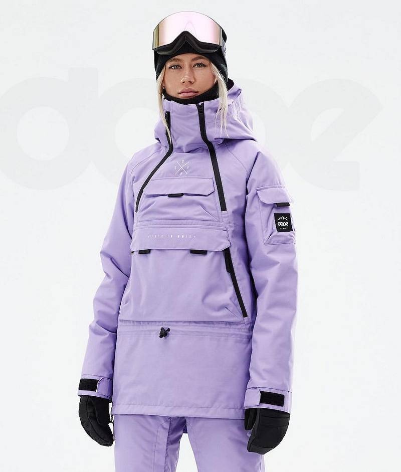 Purple Women\'s Dope Akin W 2021 Ski Jackets | India_D1382