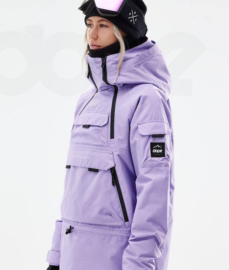 Purple Women's Dope Akin W 2021 Snowboard Jackets | India_D1406