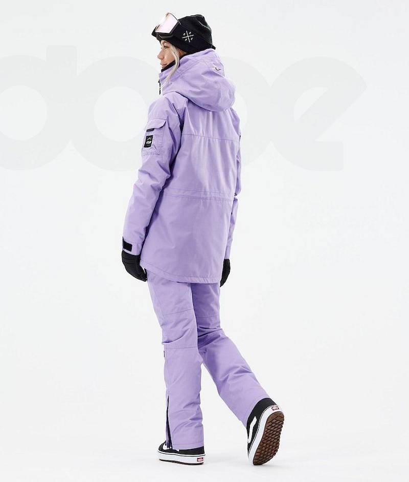 Purple Women's Dope Akin W 2021 Snowboard Jackets | India_D1406