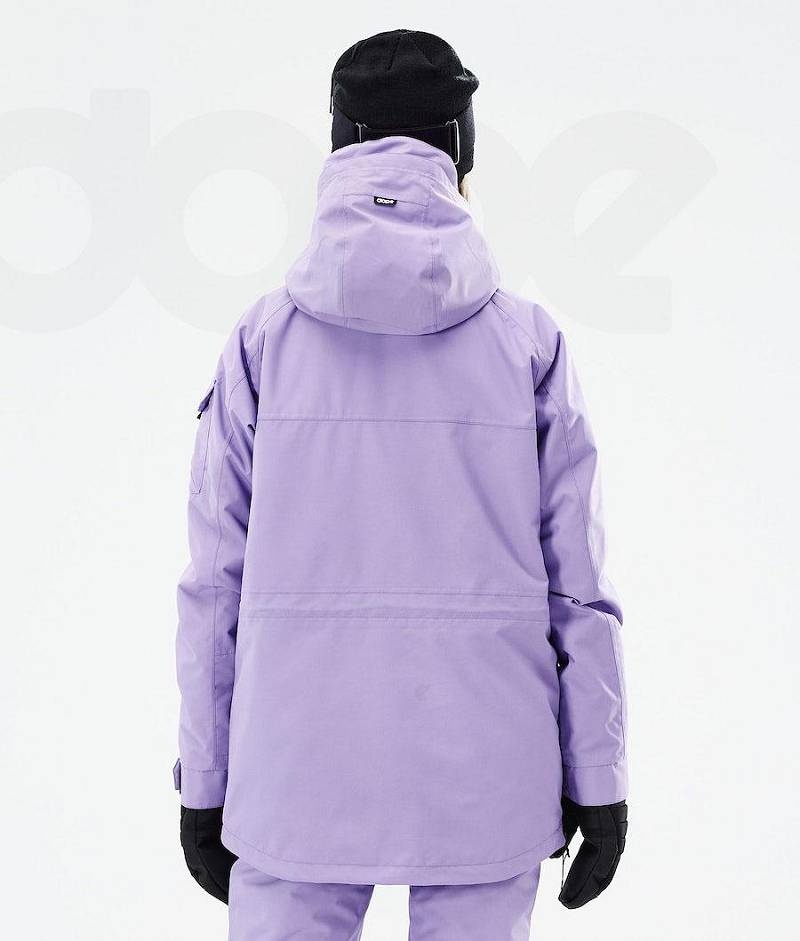 Purple Women's Dope Akin W 2021 Snowboard Jackets | India_D1406