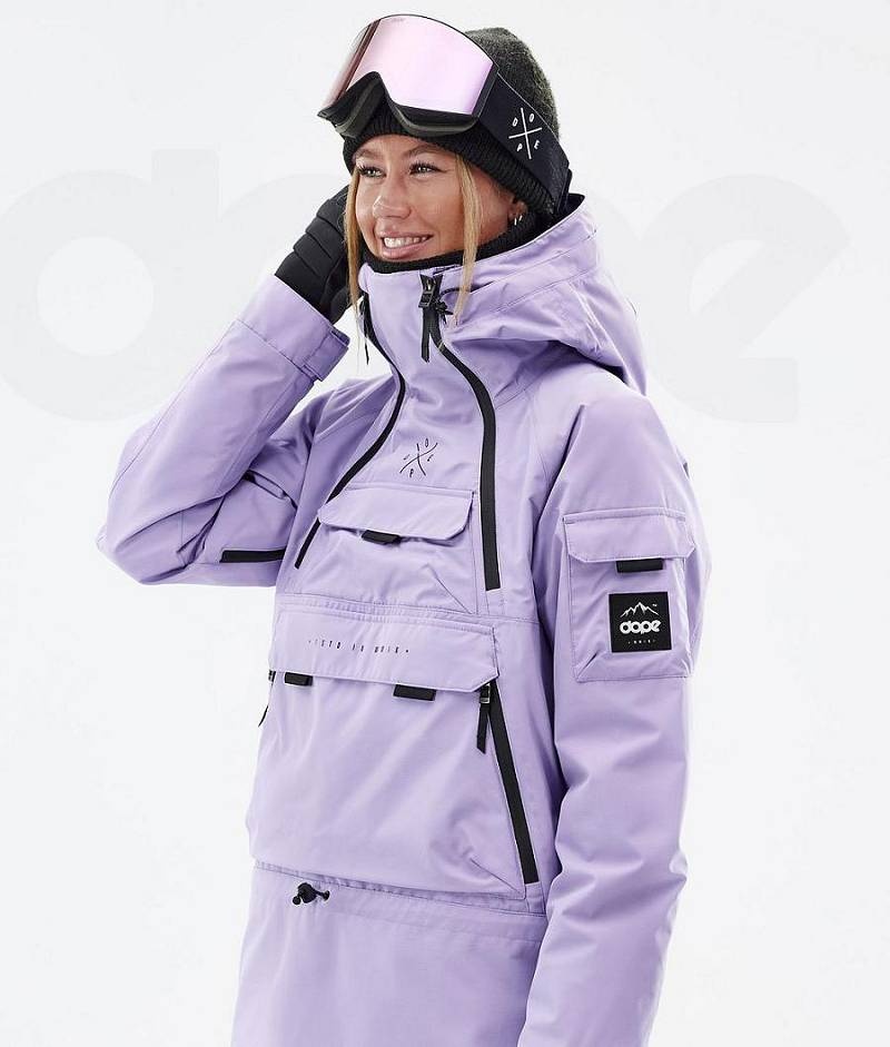 Purple Women's Dope Akin W Ski Jackets | India_D1361