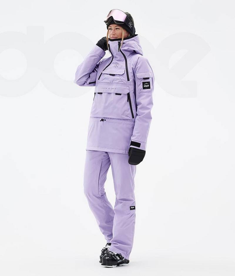 Purple Women's Dope Akin W Ski Jackets | India_D1361