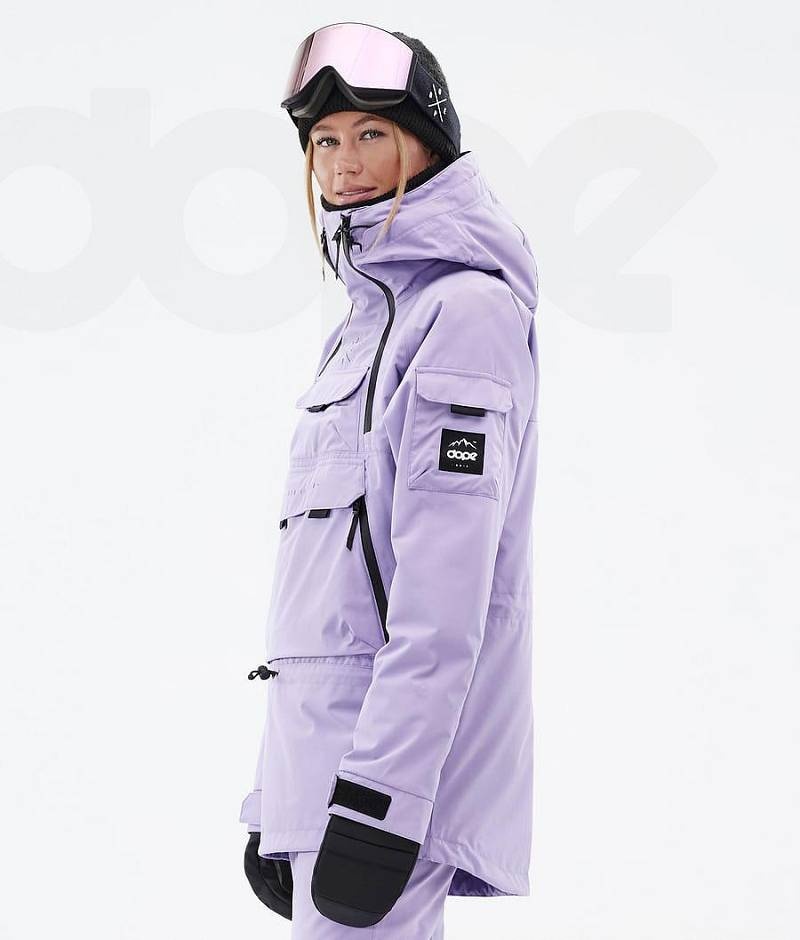 Purple Women's Dope Akin W Ski Jackets | India_D1361