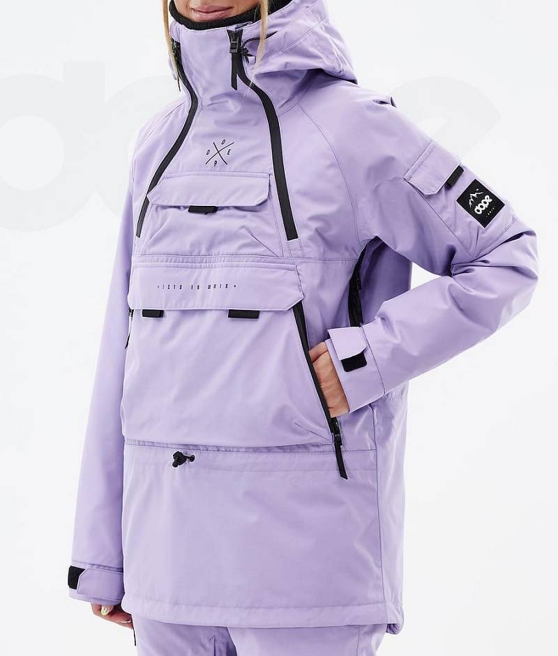 Purple Women's Dope Akin W Ski Jackets | India_D1361