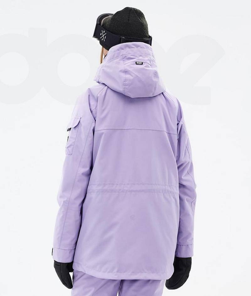 Purple Women's Dope Akin W Ski Jackets | India_D1361