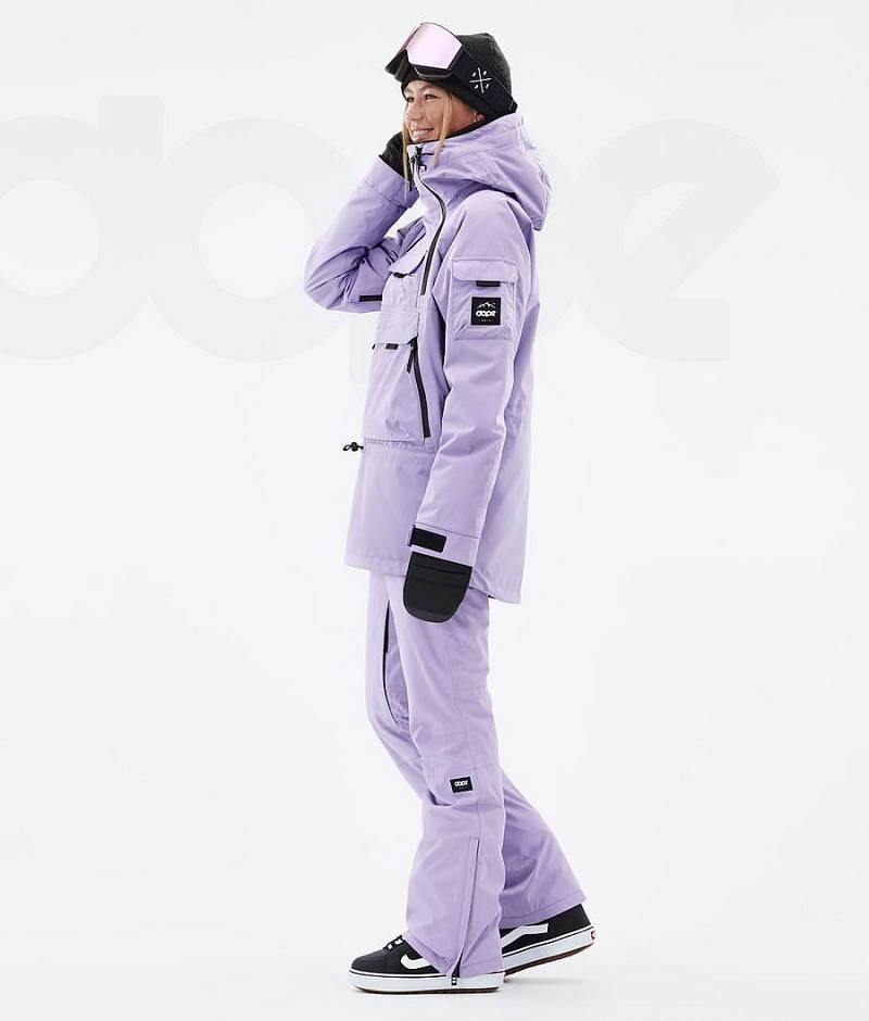 Purple Women's Dope Akin W Snowboard Jackets | India_D2403