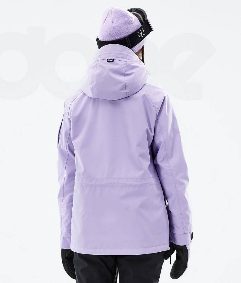 Purple Women's Dope Annok W Ski Jackets | India_D1207