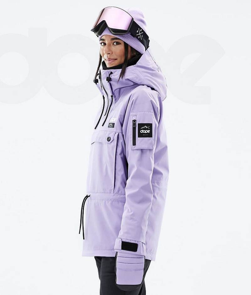 Purple Women's Dope Annok W Ski Jackets | India_D1207