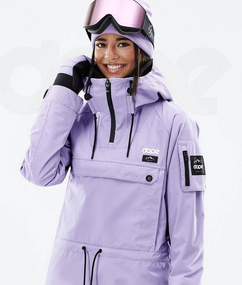 Purple Women's Dope Annok W Snowboard Jackets | India_D1675