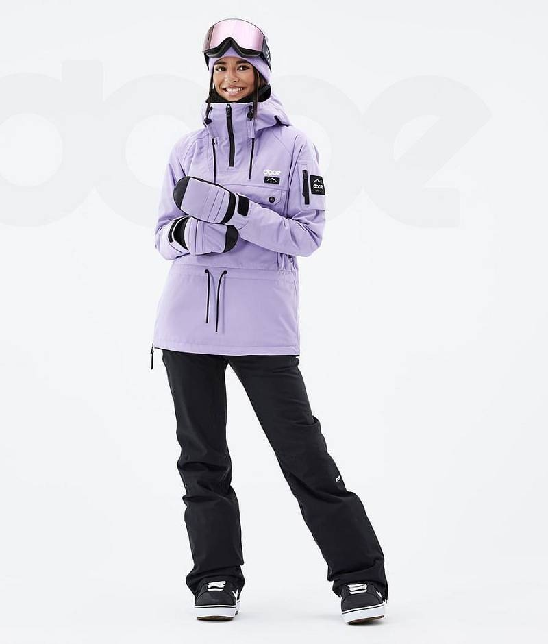 Purple Women's Dope Annok W Snowboard Jackets | India_D1675