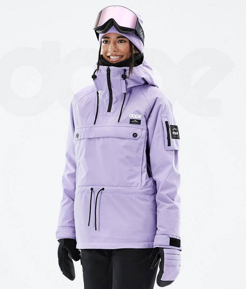 Purple Women\'s Dope Annok W Snowboard Jackets | India_D1675