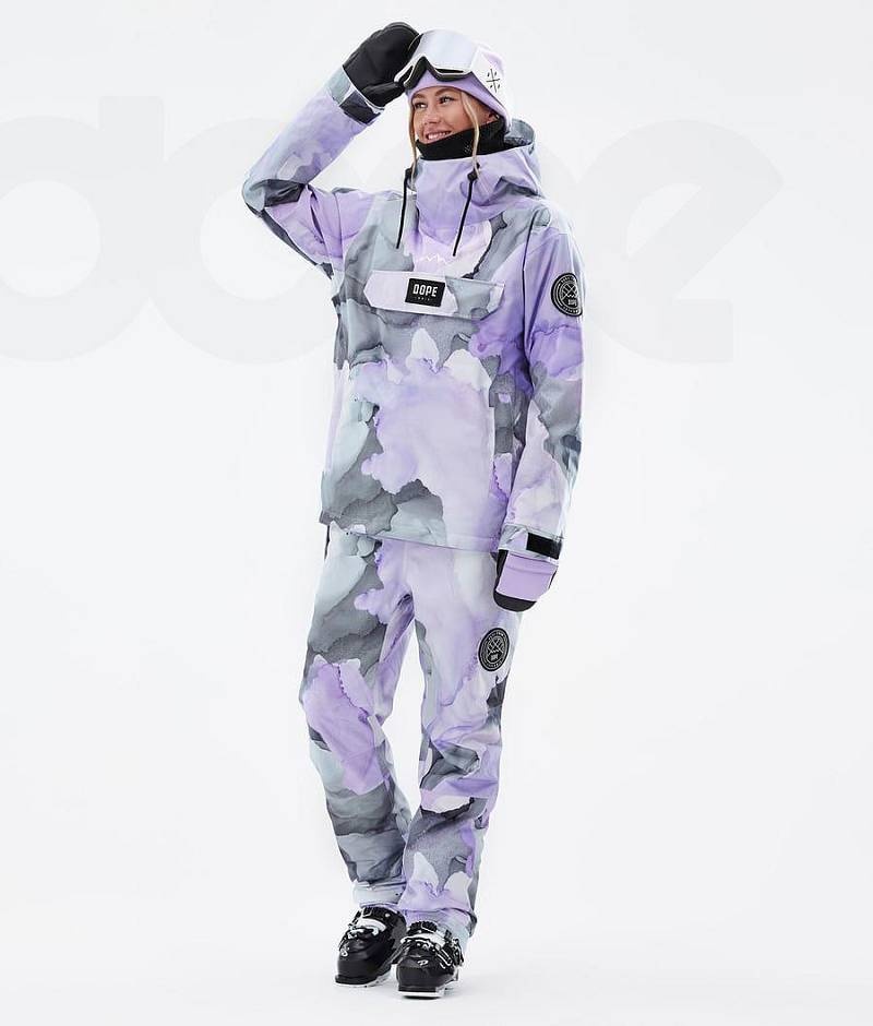 Purple Women's Dope Blizzard W Ski Jackets | India_D2287