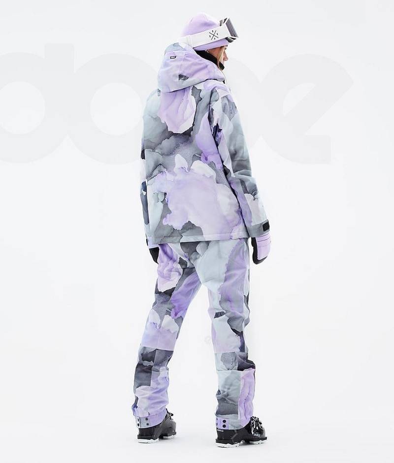 Purple Women's Dope Blizzard W Ski Jackets | India_D2287