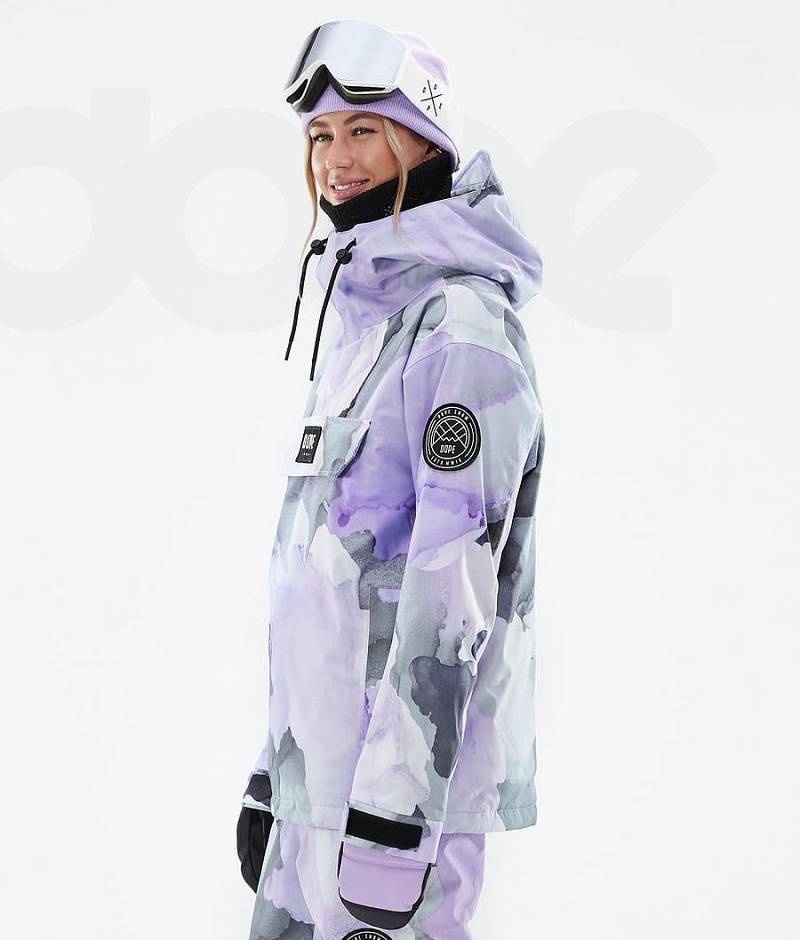 Purple Women's Dope Blizzard W Ski Jackets | India_D2287