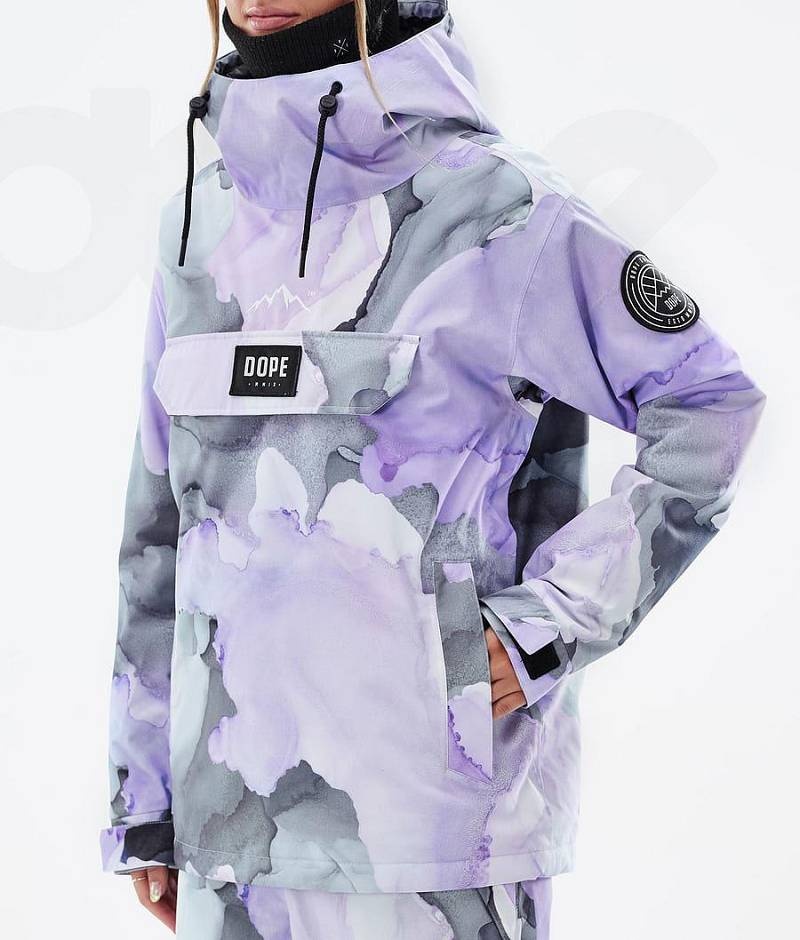 Purple Women's Dope Blizzard W Ski Jackets | India_D2287