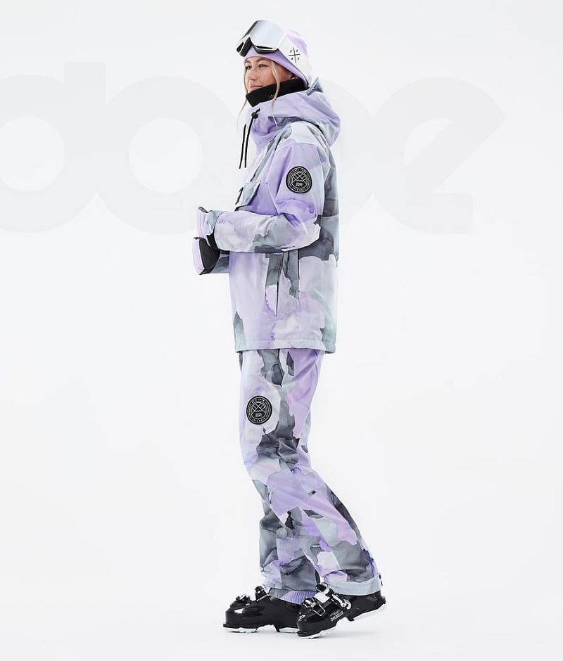 Purple Women's Dope Blizzard W Ski Jackets | India_D2287