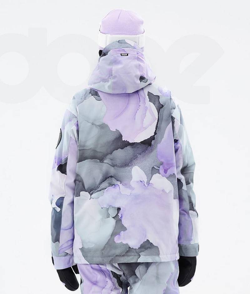 Purple Women's Dope Blizzard W Ski Jackets | India_D2287