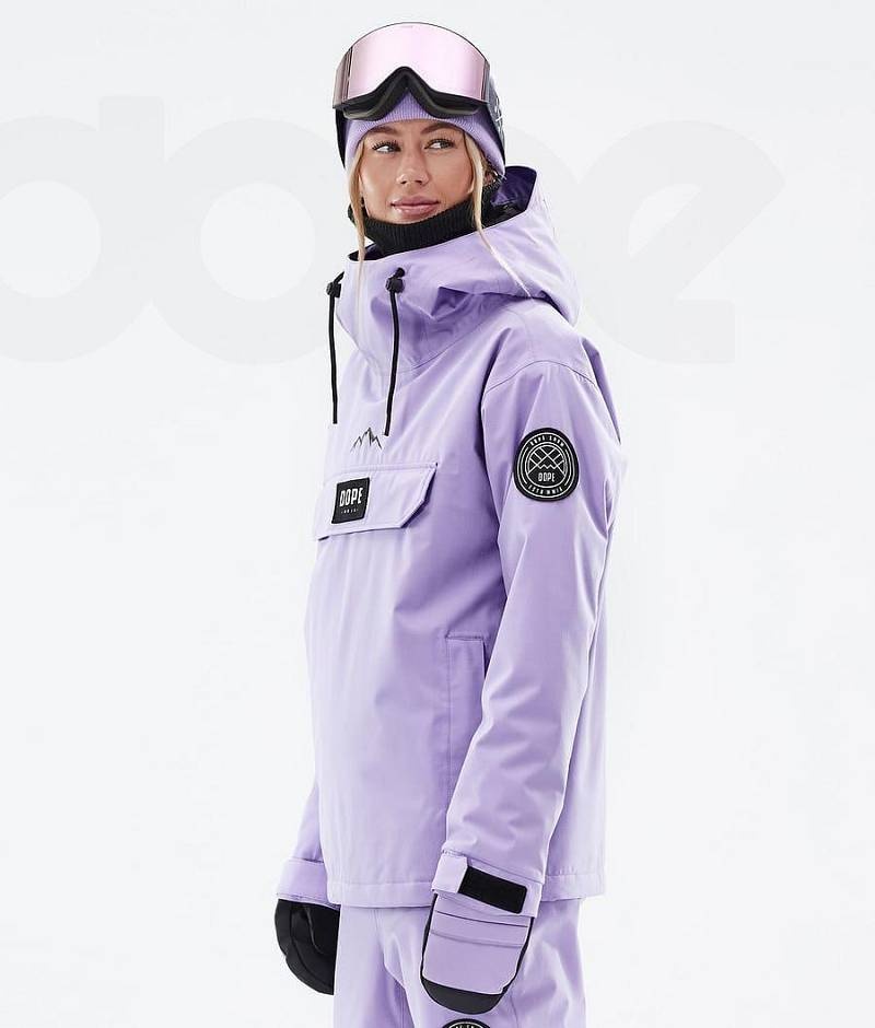 Purple Women's Dope Blizzard W Ski Jackets | India_D2331