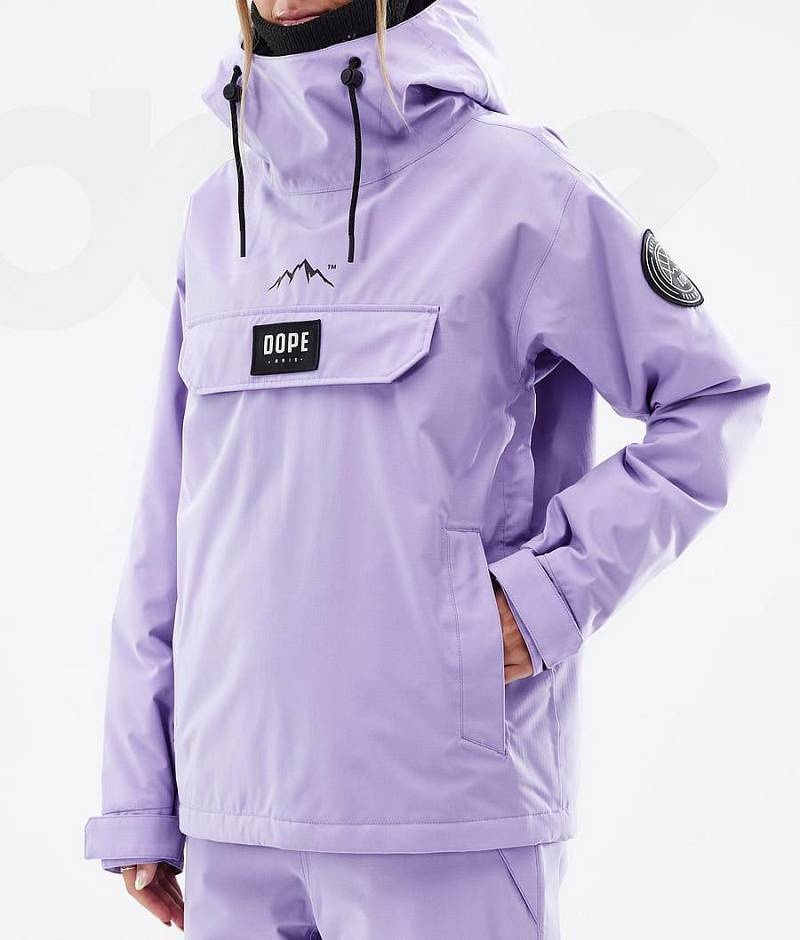 Purple Women's Dope Blizzard W Ski Jackets | India_D2331