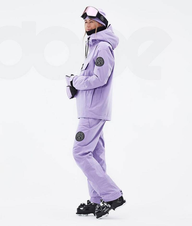 Purple Women's Dope Blizzard W Ski Jackets | India_D2331