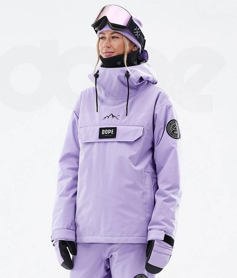 Purple Women\'s Dope Blizzard W Ski Jackets | India_D2331