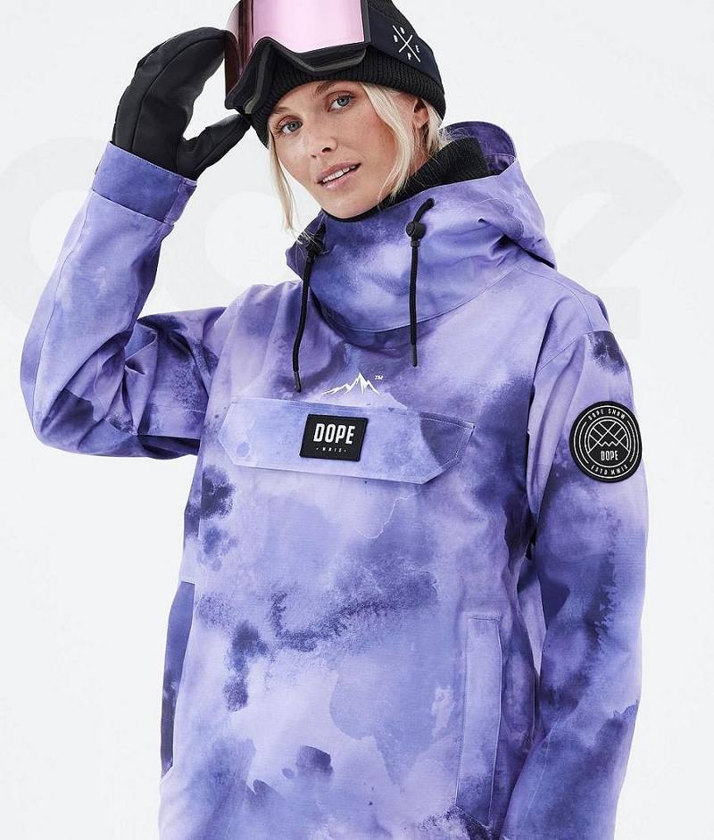 Purple Women's Dope Blizzard W Ski Jackets | India_D1880