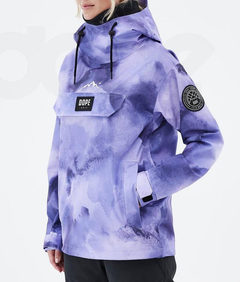 Purple Women's Dope Blizzard W Ski Jackets | India_D1880