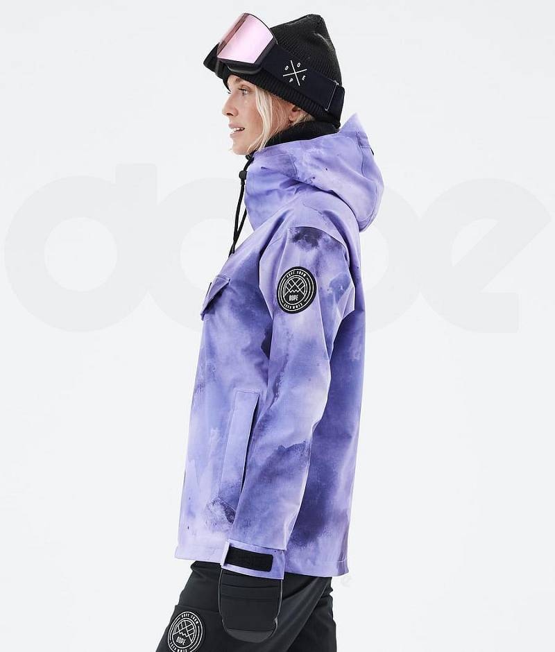 Purple Women's Dope Blizzard W Snowboard Jackets | India_D1631