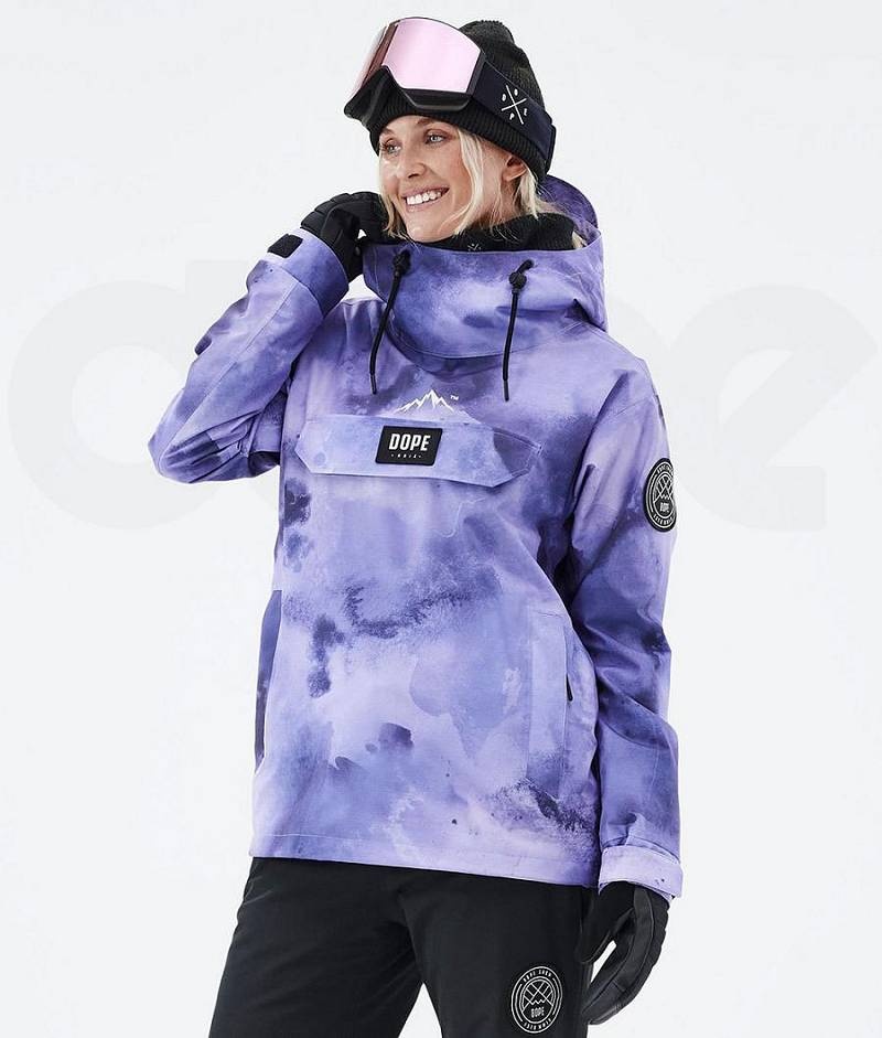 Purple Women\'s Dope Blizzard W Snowboard Jackets | India_D1631