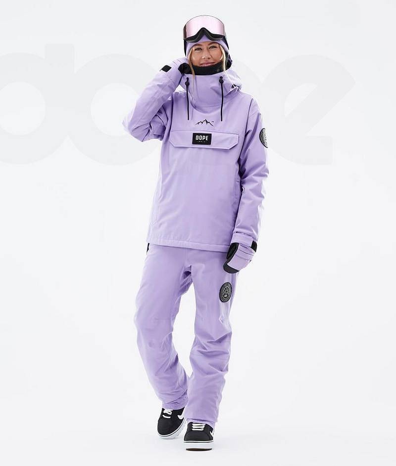 Purple Women's Dope Blizzard W Snowboard Jackets | India_D1701