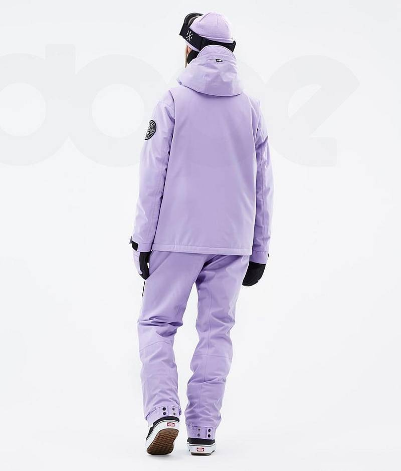 Purple Women's Dope Blizzard W Snowboard Jackets | India_D1701