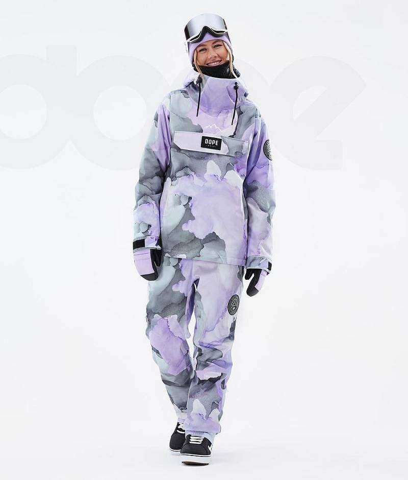 Purple Women's Dope Blizzard W Snowboard Jackets | India_D2362