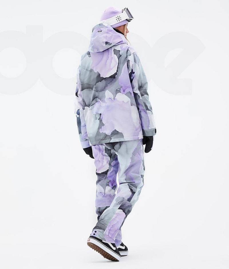 Purple Women's Dope Blizzard W Snowboard Jackets | India_D2362