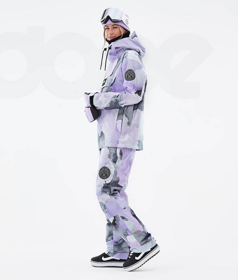 Purple Women's Dope Blizzard W Snowboard Jackets | India_D2362